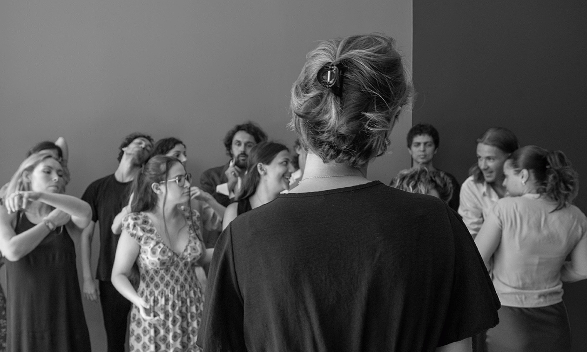Cours de théâtre pour les élèves de la formation professionnelle du Cours Simon à Marseille. Juin 2025